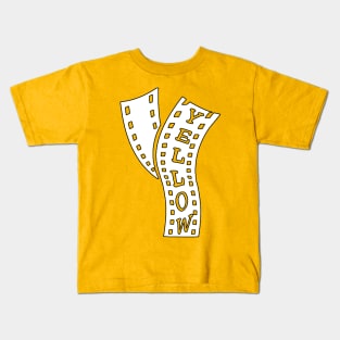 Yellow Productions White Y Kids T-Shirt